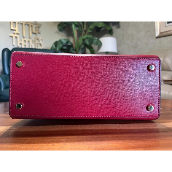 Kate Spade New York Madison Red Satchel Crossbody Small NWOT - Picture 8 of 11